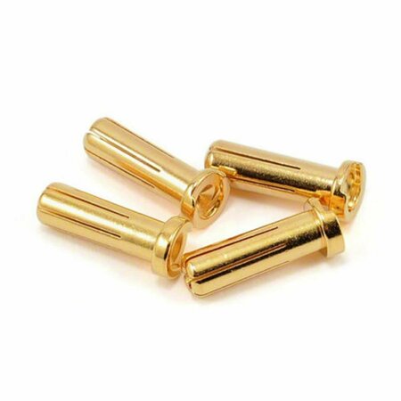 PROTEK RC Super Bullet Sold Gold Connectors - 5 mm. PTK5022